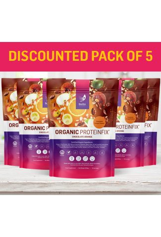 Organic ProteinFix Chocolate Orange - Discounted pack of 5